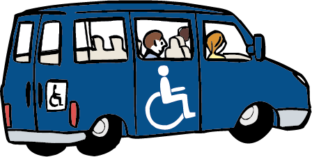 Klein-Bus für Roll-Stuhl-Fahrer