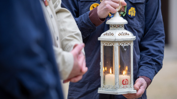 Friedenslicht 2025 Laterne