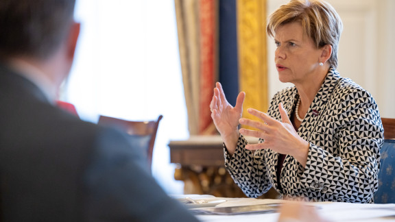 Außenministerin Lettlands Baiba Braže zu Besuch in Hessen