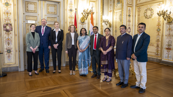 Delegation aus Indien im Landtag