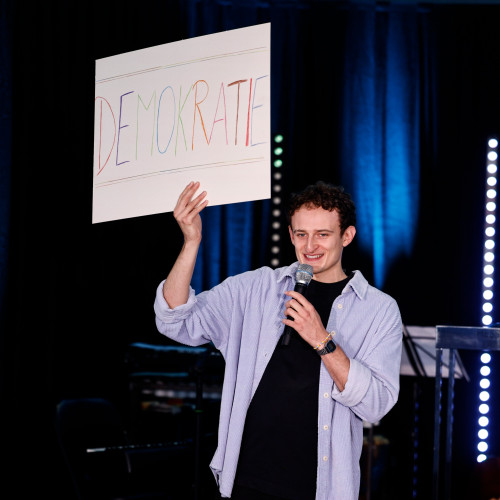 Checker Julian bei den Tagen der offenen Tür im Landtag