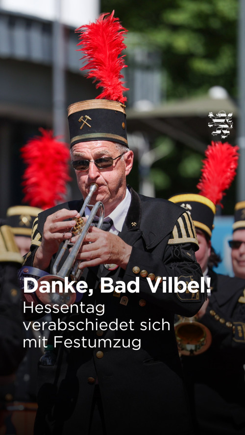 Mit dem traditionellen Festumzug ist der 62. Hessentag zu Ende gegangen.