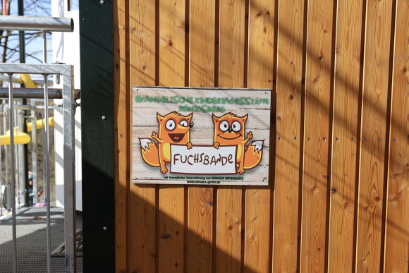 Waldkindergarten Bad Arolsen - Schild der Fuchsbande