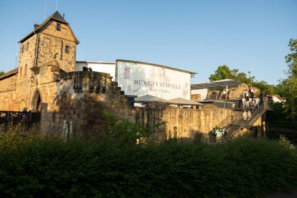 Die Burg in Bad Vilbel