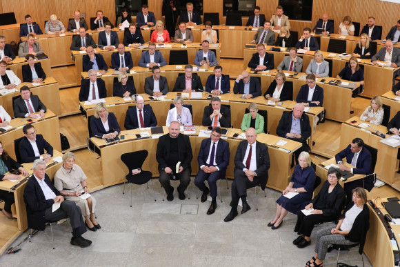 Blick in den Plenarsaal
