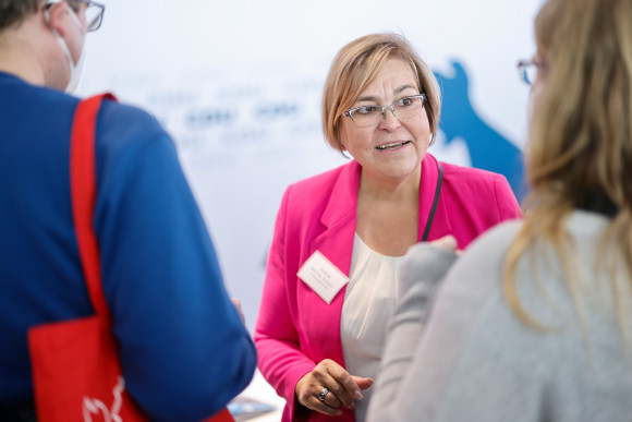 Abgeordnete im Gespräch