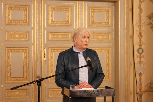 Georgine Kellermann auf dem Regenbogenempfang im Hessischen Landtag