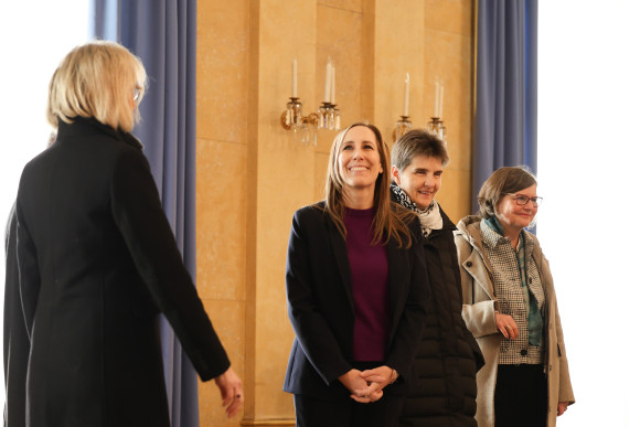 Landtagspräsidentin im Schloss
