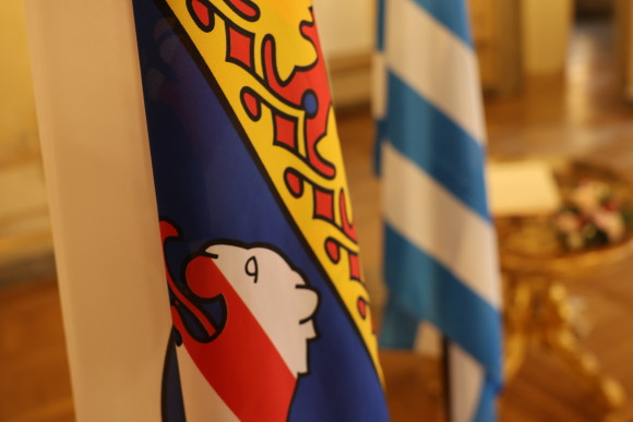 Fahnen Hessen Griechenland
