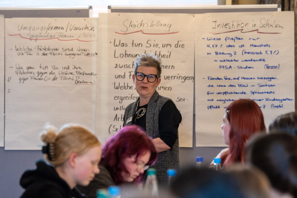 Workshop für Mädchen im Landtag