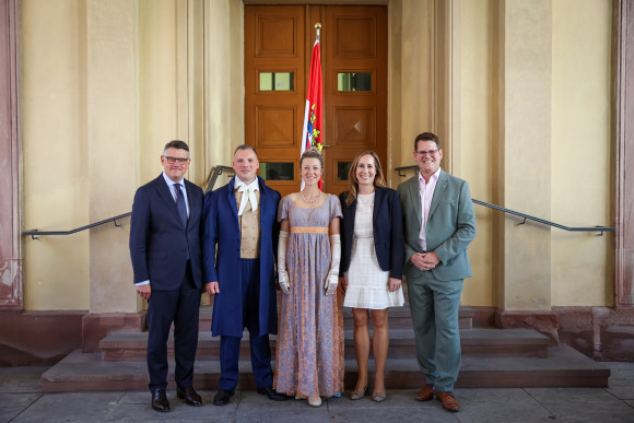 Besuch Hessentagspaar Bad Vilbel Gruppenbild