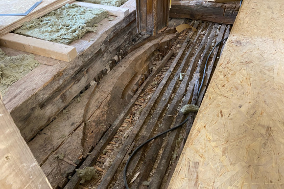 Schlossbaustelle Treppe
