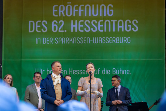 Hessentag 2025 Eröffnung mit Hessentagspaar