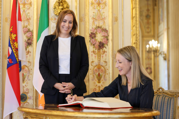 Generalkonsulin Irland Eintrag Gästebuch