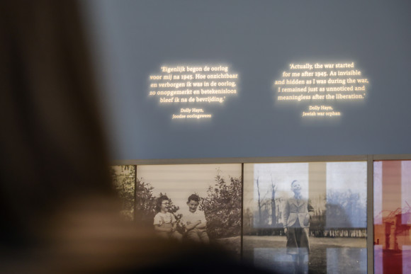 Schautafel im Holocaust-Museum