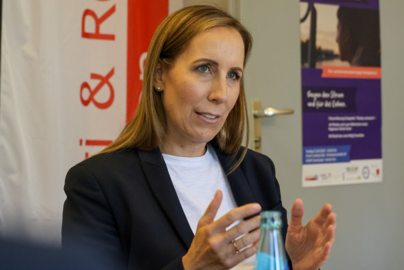 Landtagspräsidentin im Gespräch