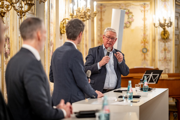 Bildungsreihe Antisemitismus Conze Podium