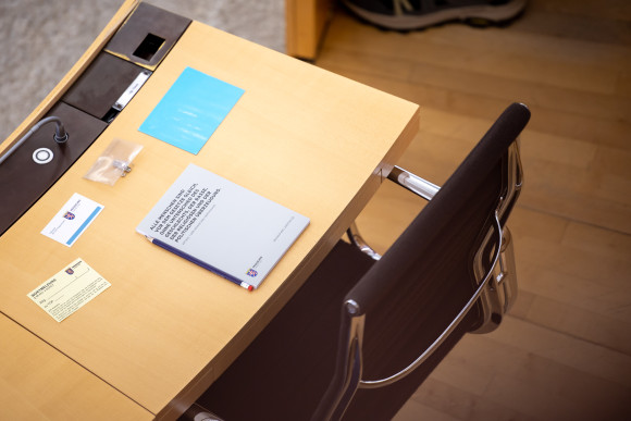 Hessischer Landtag Abgeordnetenplatz