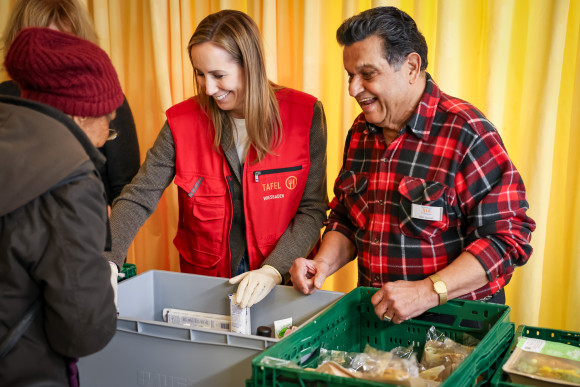 Dank für Einsatz 2025 Tafel Ausgabe