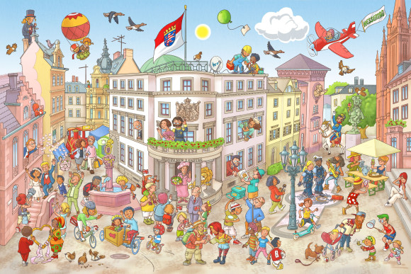 Wimmelbuch Schlossplatz