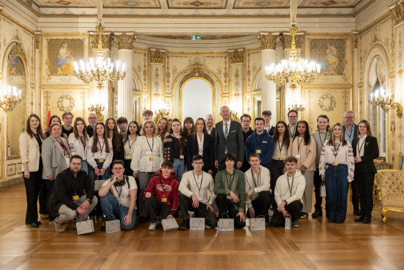 ukrainische Schülergruppe Gruppenbild