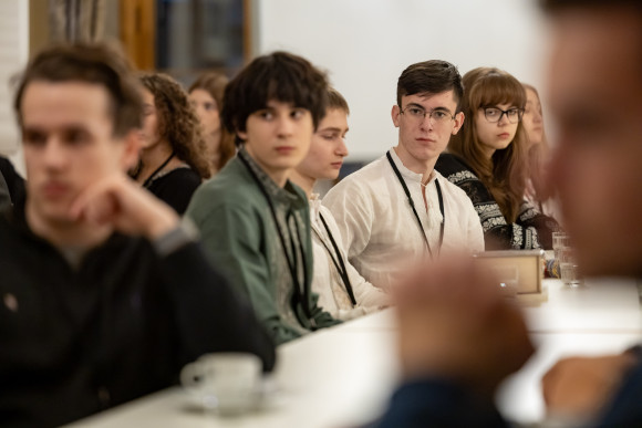 ukrainische Schülergruppe