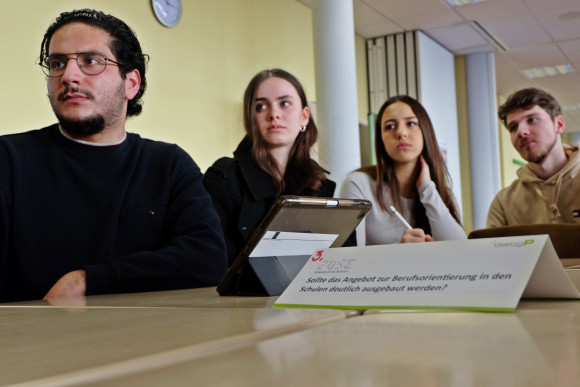 Schülerinnen und Schüler der Berufs- und Fachschule Hünfeld