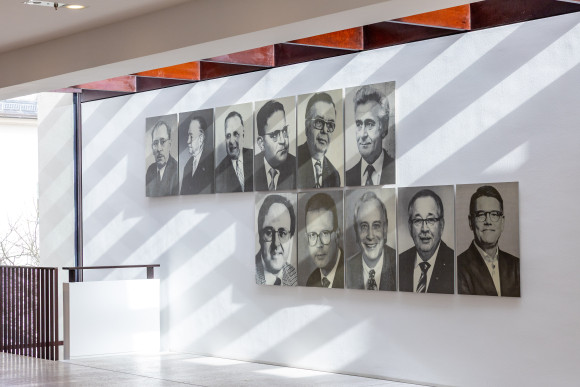 Präsidentengalerie Schattenspiel