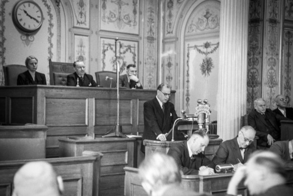 Georg August Zinn Vereidigung