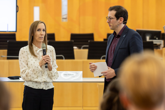 Jugend debattiert Landesfinale Gesprächsrunde Wallmann