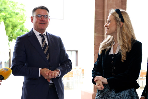 Hessentagspaar aus Fulda trifft Boris Rhein