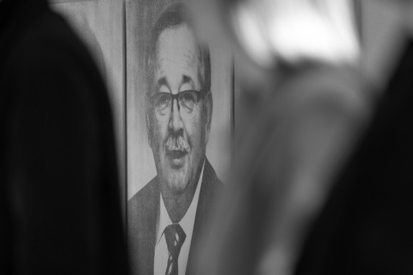 Kartmann in der Präsidentengalerie