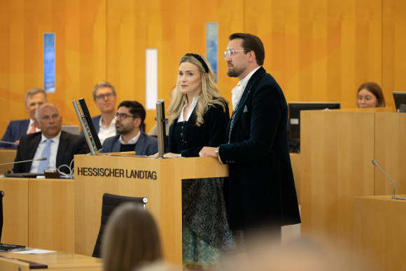 Hessentagspaar 2026 aus Fulda im Landtag