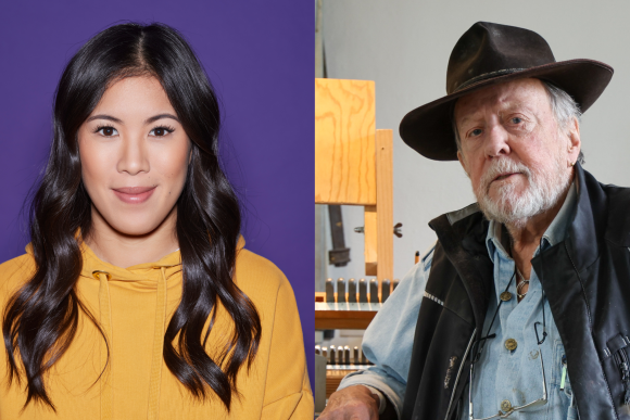 Porträts von Dr. Mai Thi Nguyen-Kim und Gunter Demnig
