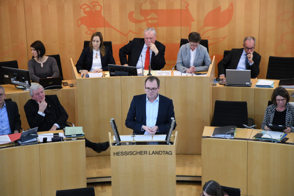 Frank Lortz auf dem Präsidentenplatz
