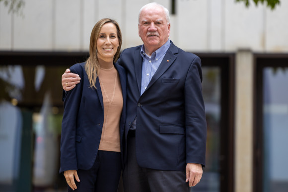 Astrid Wallmann und Frank Lortz