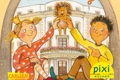 Cover des Pixibuches "Levi und Luise entdecken den Landtag".