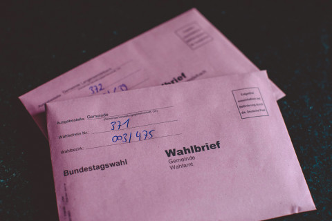 Ein Wahlbrief zur Bundestagswahl