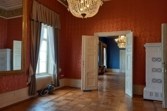 Restauratorische Untersuchung der historischen Räume im Stadtschloss 