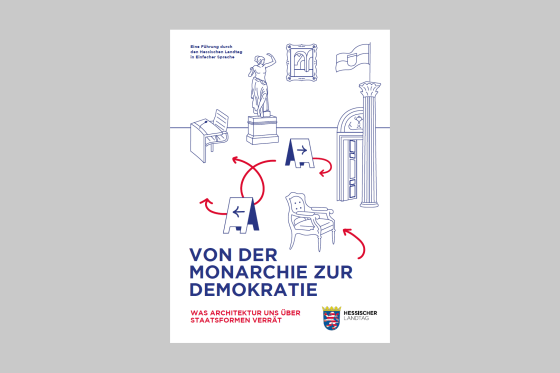 Deckblatt der Broschüre Von der Monarchie zur Demokratie