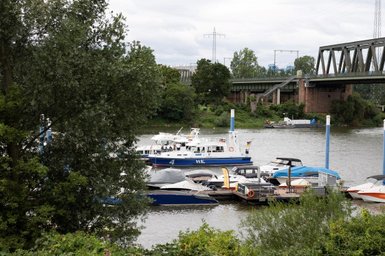Boote auf dem Rhein