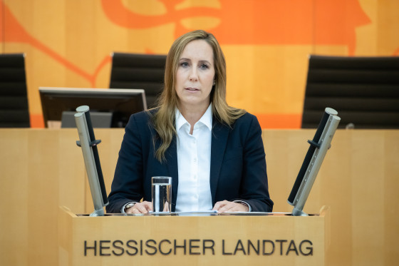 Landtagspräsidentin Astrid Wallmann