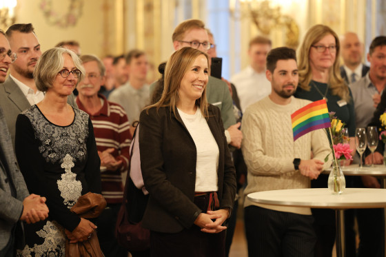 Regenbogenempfang im Hessischen Landtag