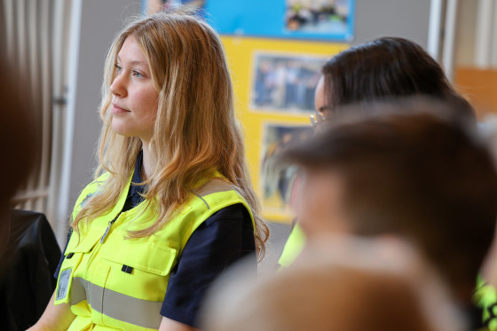Schüler mit Westen