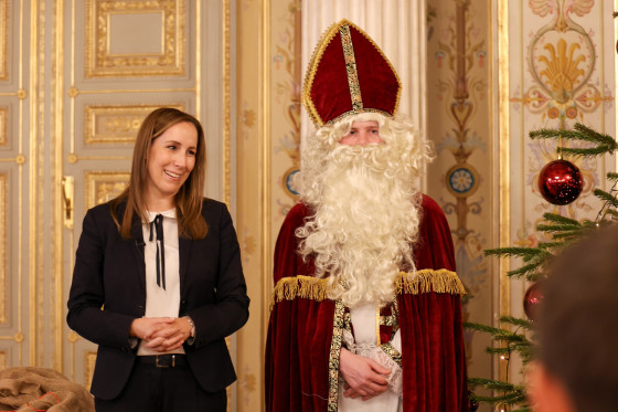Landtagspräsidentin und Nikolaus