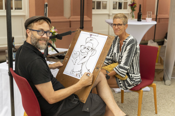 Ehrenamtsfest Schnellzeichner