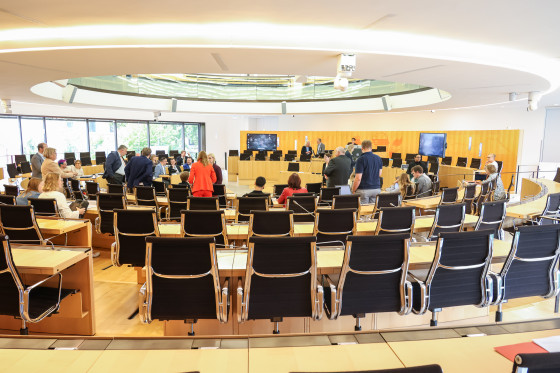 Anhörung im Plenarsaal