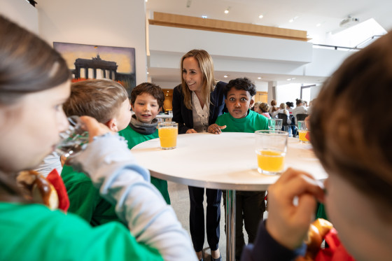 Musikalische Grundschule Wallmann mit Schulklasse