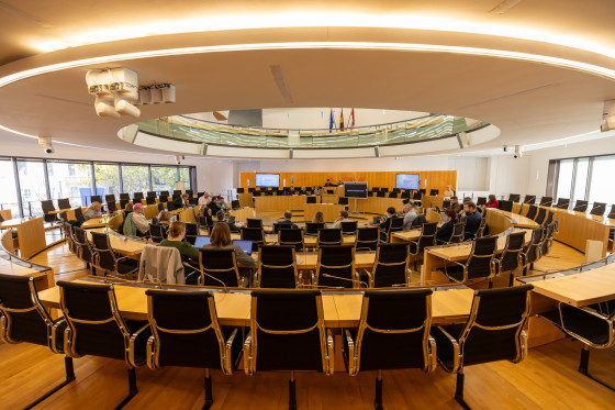 Blick in den Plenarsaal