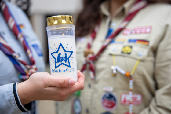 Friedenslicht 2025 Kerze